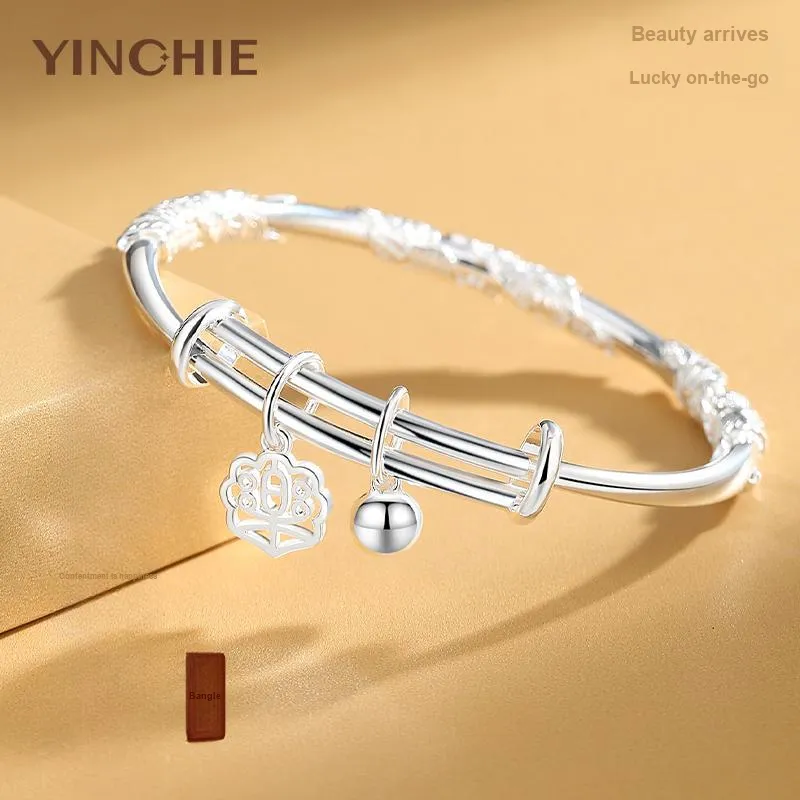YINCHIE Niche Luxury Advanced Retro Bestie Gift Birthday Adjustable Jewelry Bangles Women's-7
