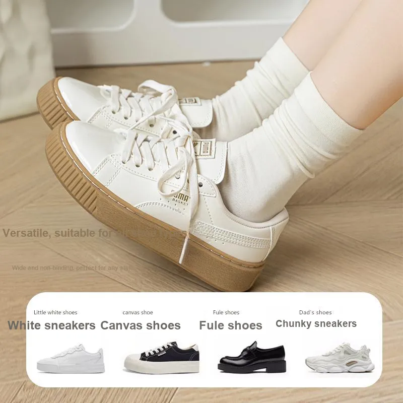 Lan Miao Mid Calf Socks Women's Shopping Bag 5 Pack-2