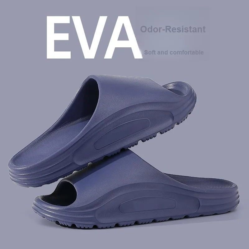 Foot Recreation Summer Home Indoor Bathroom Bathing Slip Resistant Quiet Slippers, Home Slippers, Unisex-27