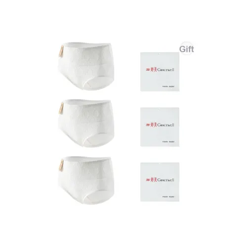 GRACEWELL Нижнее белье Женское 3 упаковки белый