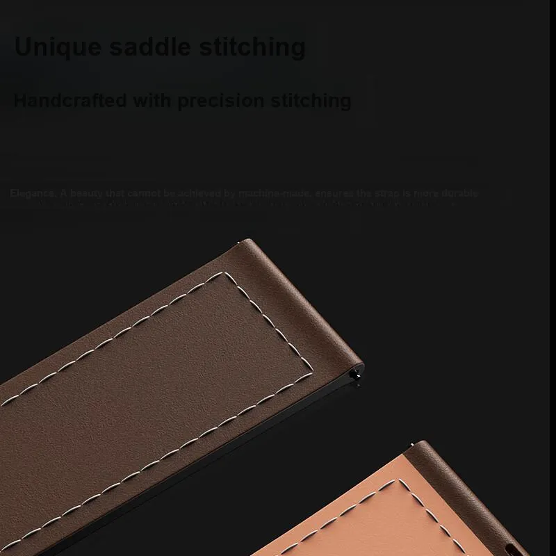 BIAZE Huawei Compatibility Watch Band 213mm Genuine Leather Material-4
