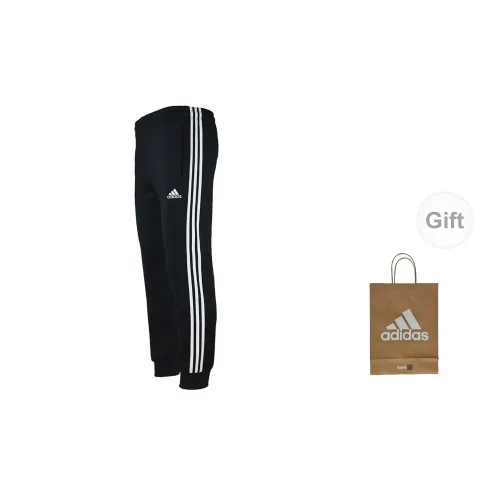 Adidas Casual Pants Men Black Pants+Gift Bag