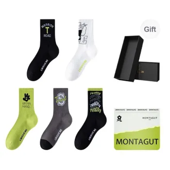 Montagut Basketball Socks Men's Box 5 Pack