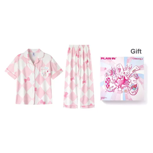 PLAN IN Пижамный комплект унисекс Gift Box Set розовый