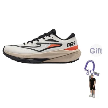 Erke Coverage Wear Resistant Slip Resistant Low Top Running Shoes Men's Wilderness Gray With Black