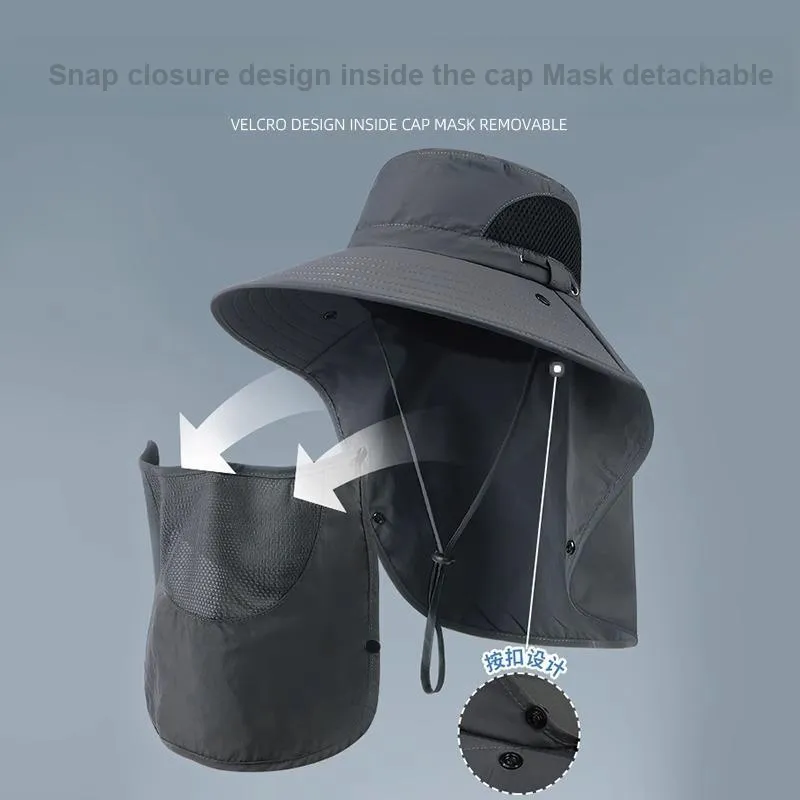 WODONBLE Polyamide Bucket Hats Unisex-8