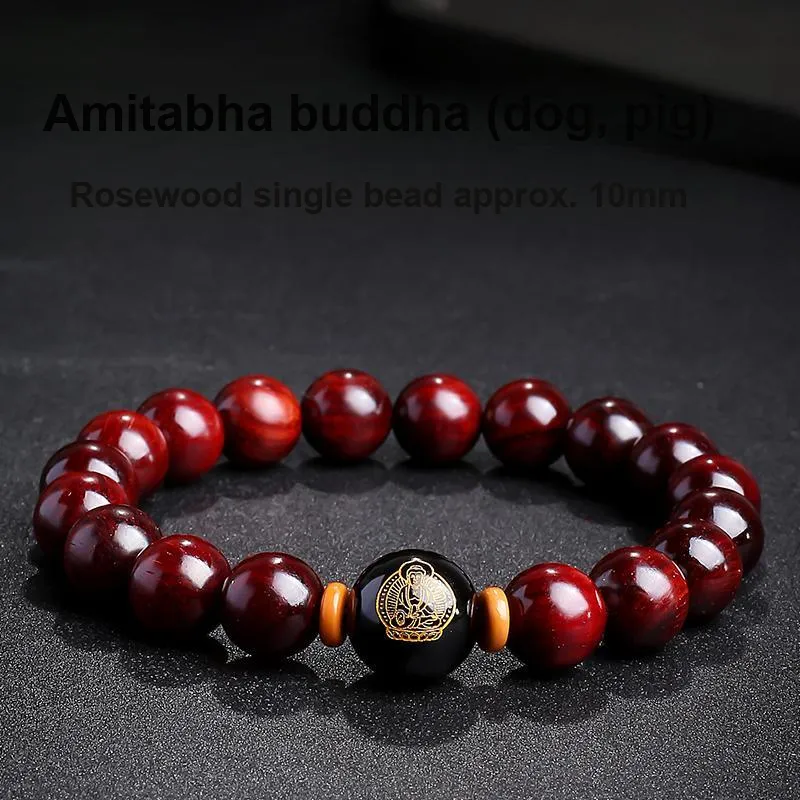 MUSHENGYUAN Rosewood Bracelets Unisex-101