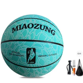 MIAOZUNG PU Basketball Blue Size 7/No. 5 Ball Training Unisex