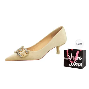 BIGTREE Slim Heel High Heels 4.5cm Women's