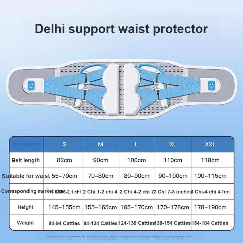 DEERWAY Back Support Braces Protective Gray-1