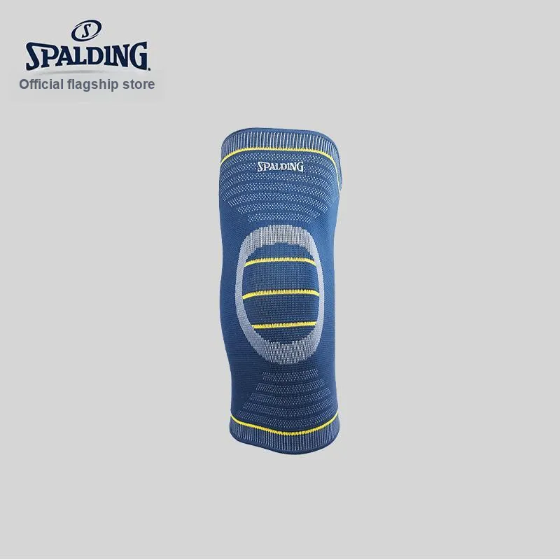 SPALDING Fitness Basketball Unisex Nylon Elastane Latex Thread Knee Pads-1