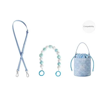 Ingenuity Handmade Cow Leather Bag Strap Women's Blue
