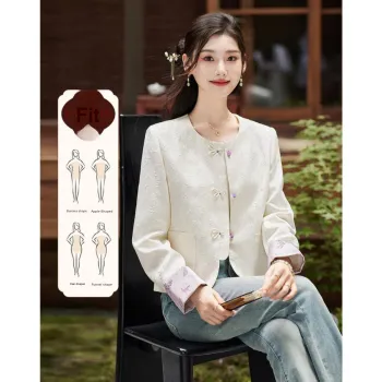 Like The Age Of Water Velvet feel Coat Regular Women's Beige