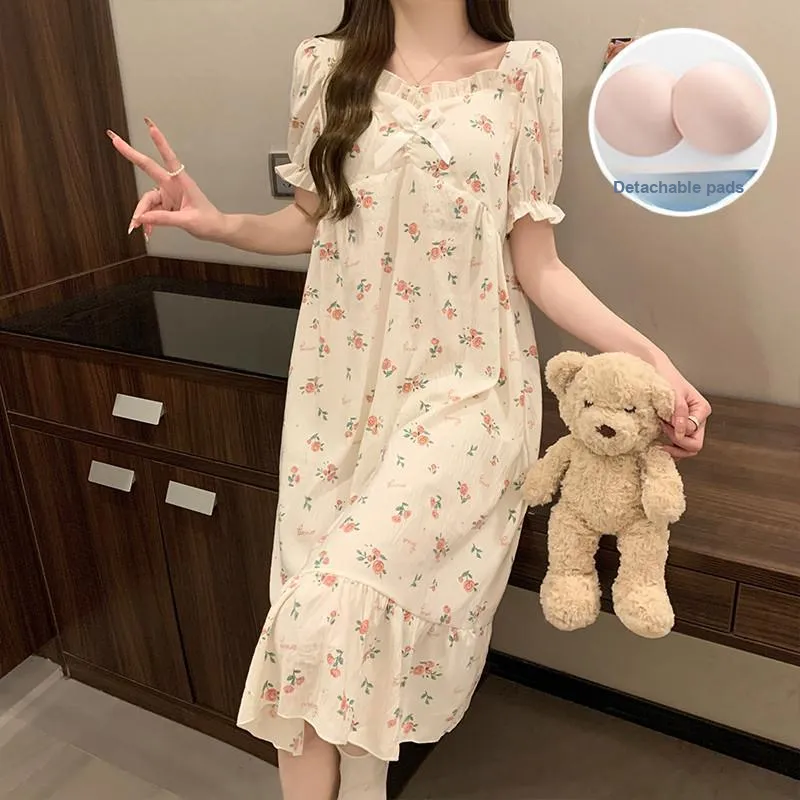 Ta Yan Nightgown Women's Apricot-2