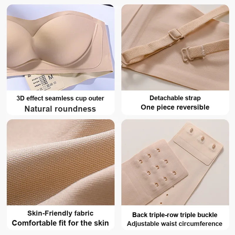 Ordifen Strapless Bra Women's 2 Pack-6