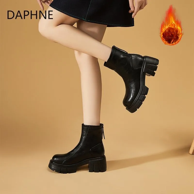 DAPHNE Ankle Boots Women's Black-16