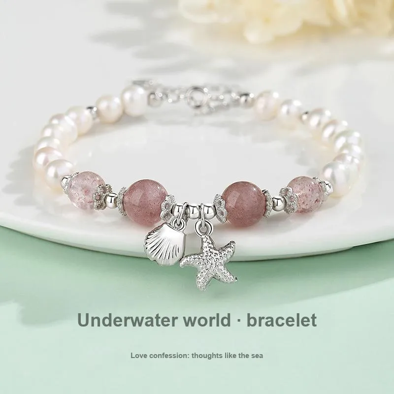 Andaozi Freshwater Pearl Bracelets Unisex-1