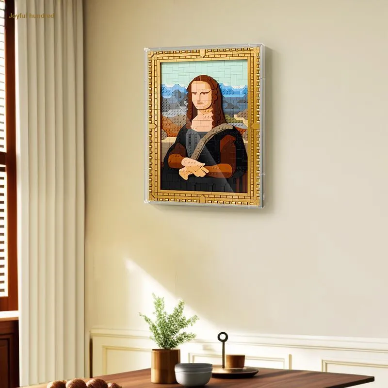 LIGHT YOUR BRICKS Compatibility Building Block 31213 Mona Lisa's Smile Storage Box Model Accessories-1