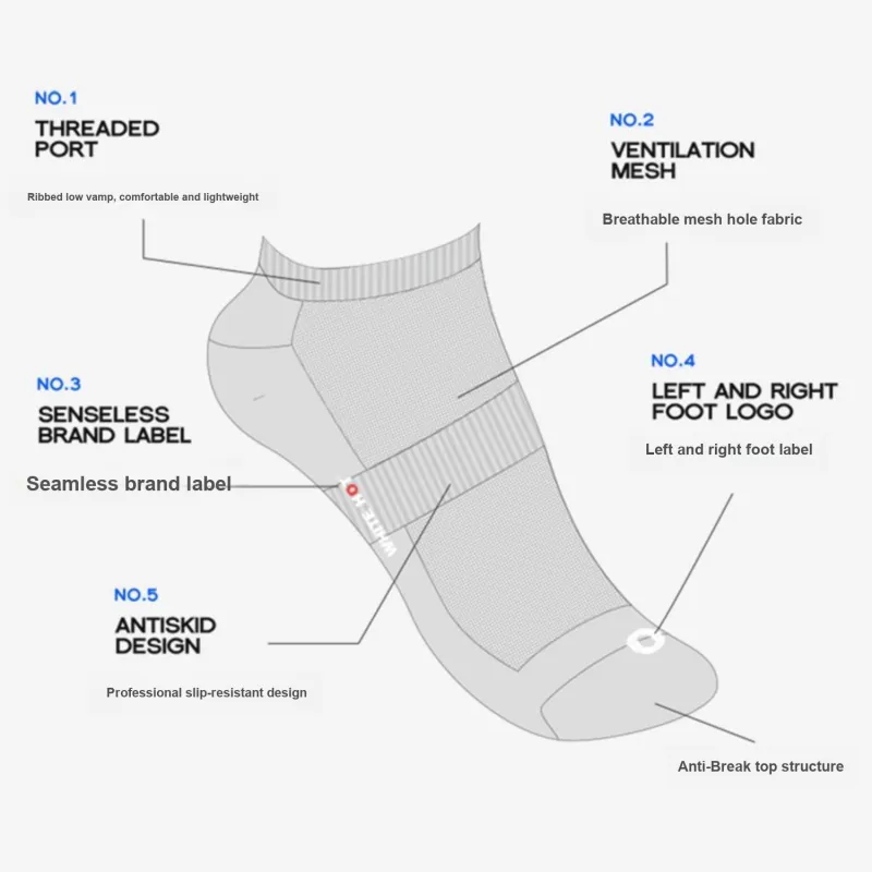 WHITE HOT Ankle Socks Men's Multicolor-34