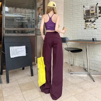 ZAZN Casual Pants Women's Fuchsia