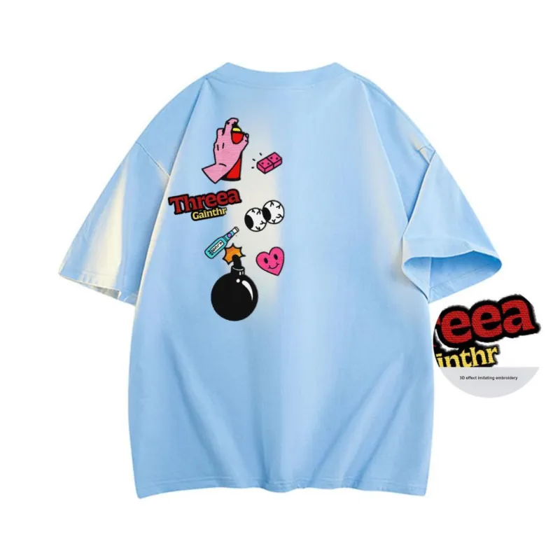 THREEAGAINTHR33 T Shirts Unisex-14