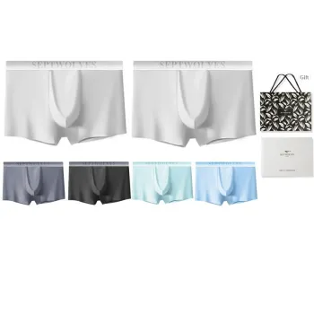 SEPTWOLVES Underpants Men's 6 Pack Gift Box Set+Free Shopping Bag