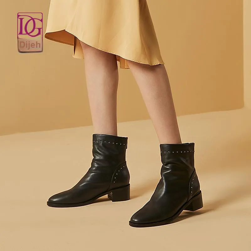 DG Ankle Boots 4.5cm Women's Black-3
