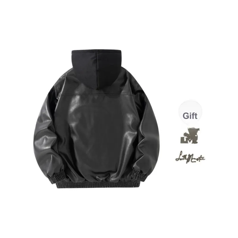 Love Monster Leather Jacket Unisex Black-1
