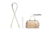 Coach 1.1cm Width Light Khaki Gold Buckle Adjustable 90-120cm[Includes 2 Metal Protective Rings*2]