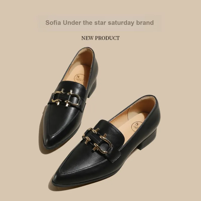 Safiya Loafers 3cm Women's Black-2