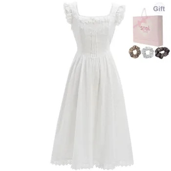 SNBL Slip Dresses Women's White