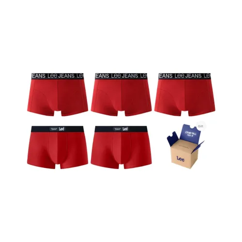 Модель совместного бренда Lee Classic 101 Нижнее белье Подарочная коробка Мужской 5 пар