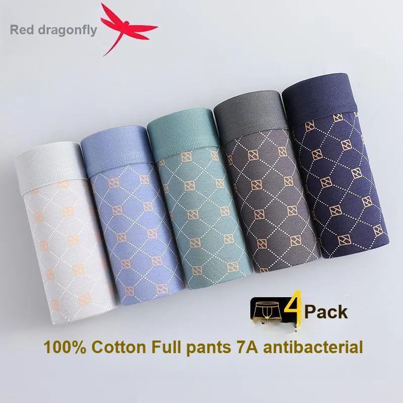 RED DRAGONFLY Underpants Men's Box 4 Pack-5