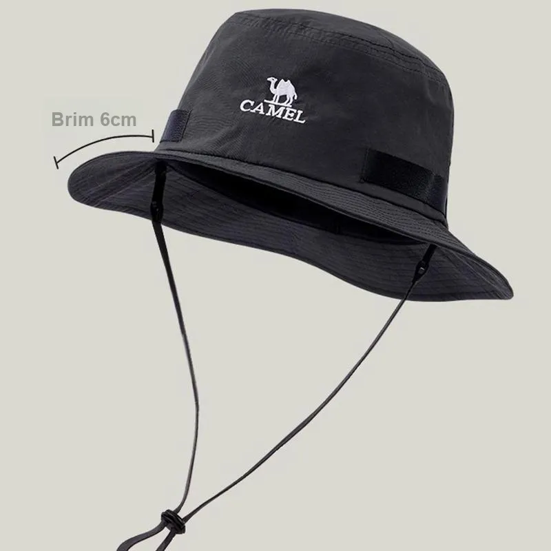 CAMEL Polyamide Bucket Hats Unisex-2