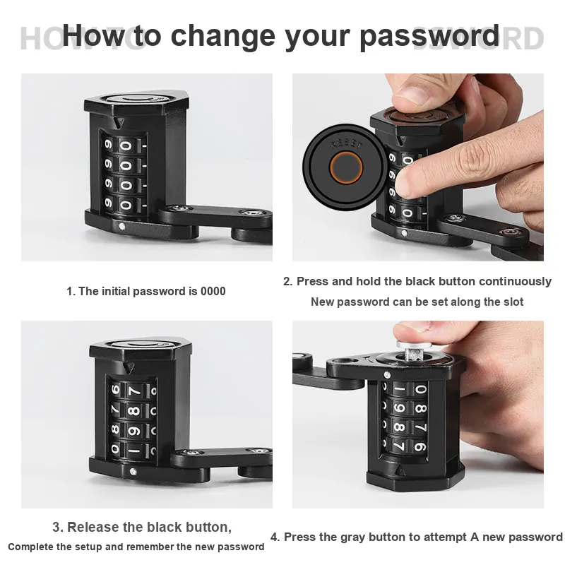 WEST BIKING Bicycle Locks Folding Lock-4