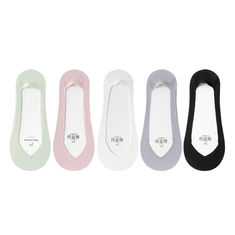 XXLLG No Show Socks Women's 5 Pack-3