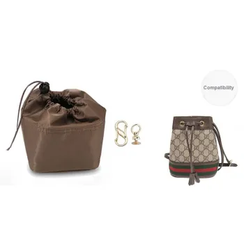 Luxury Care Artisan Workshop Nylon Bag Straps Women's Black/Brown