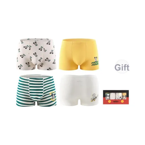 Disney Трусы 4 упаковки разноцветные коробка включена Микки Маус Мультяшный Детский