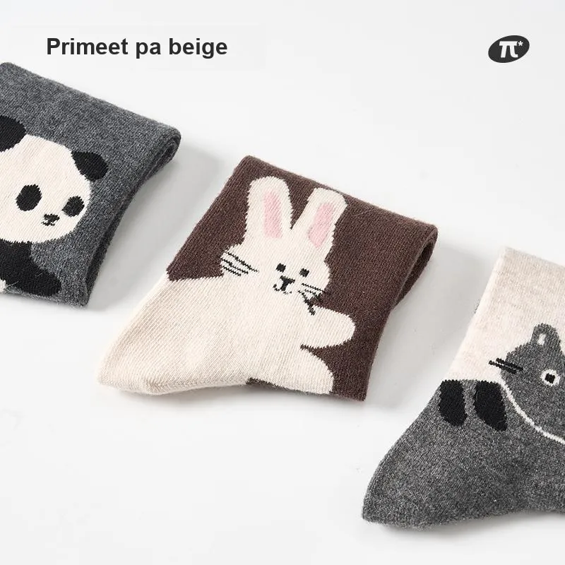 Primeet Mid Calf Socks Women's 4 Pack-10