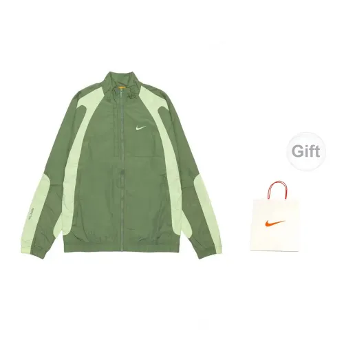 Nike Jackets Unisex Oil Green+Gift Bag