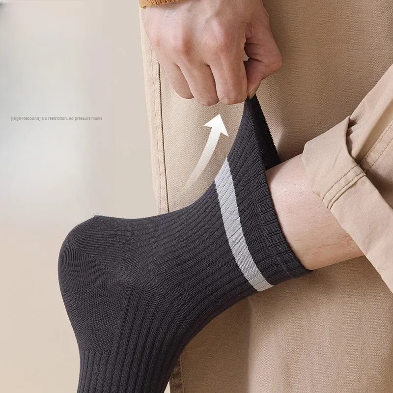 Lan Miao Men Mid Calf Socks-5