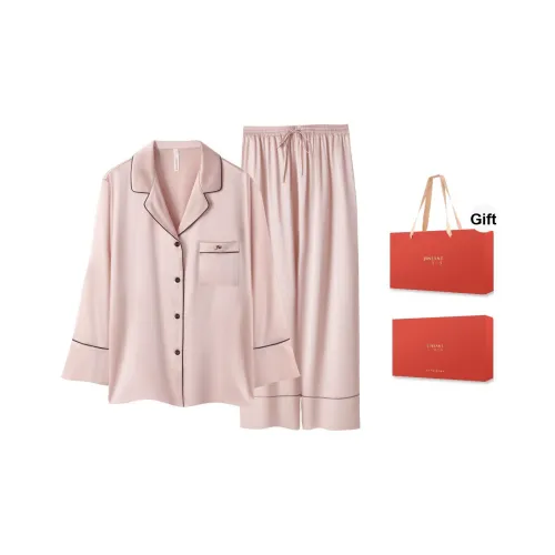 JINSANT Пижамный комплект женский Gift Box Set Цвет персиков Overflow Розовый