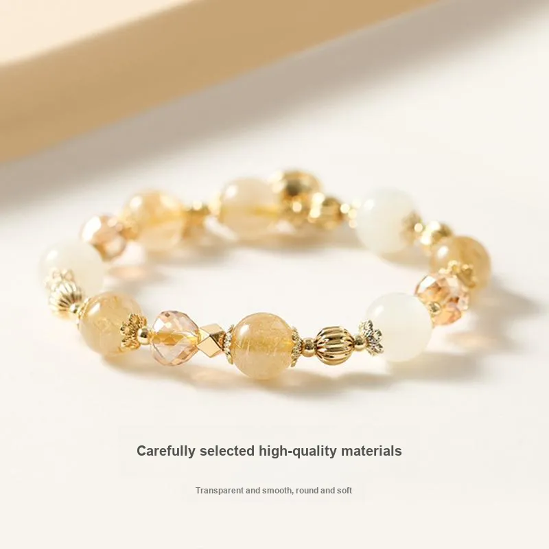 JUICY GRAPE Crystal Jade Bracelets Unisex-1