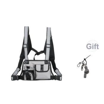 KAMLUI Nylon Backpack Regular Unisex Gray/Gray+Black