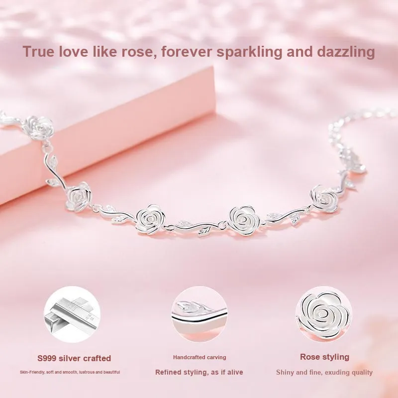 MOLADY S999 Fine Silver For Women's Bracelets Women's-1