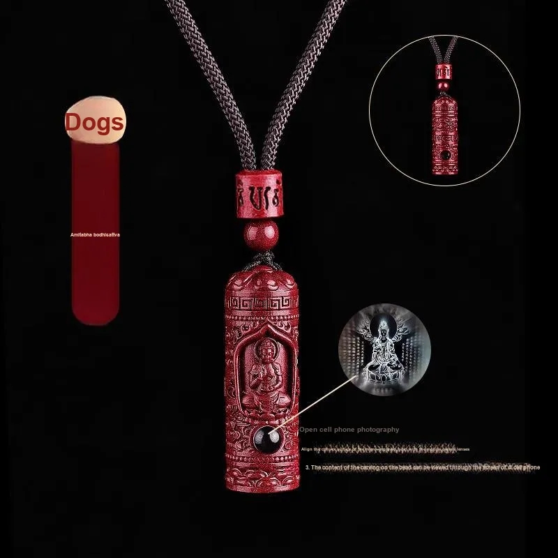 Sima Is Ethereal Cinnabar Pendants Unisex-1