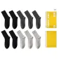 [10 Pack]4 Black+3 Dark Gray+3 Light Gray