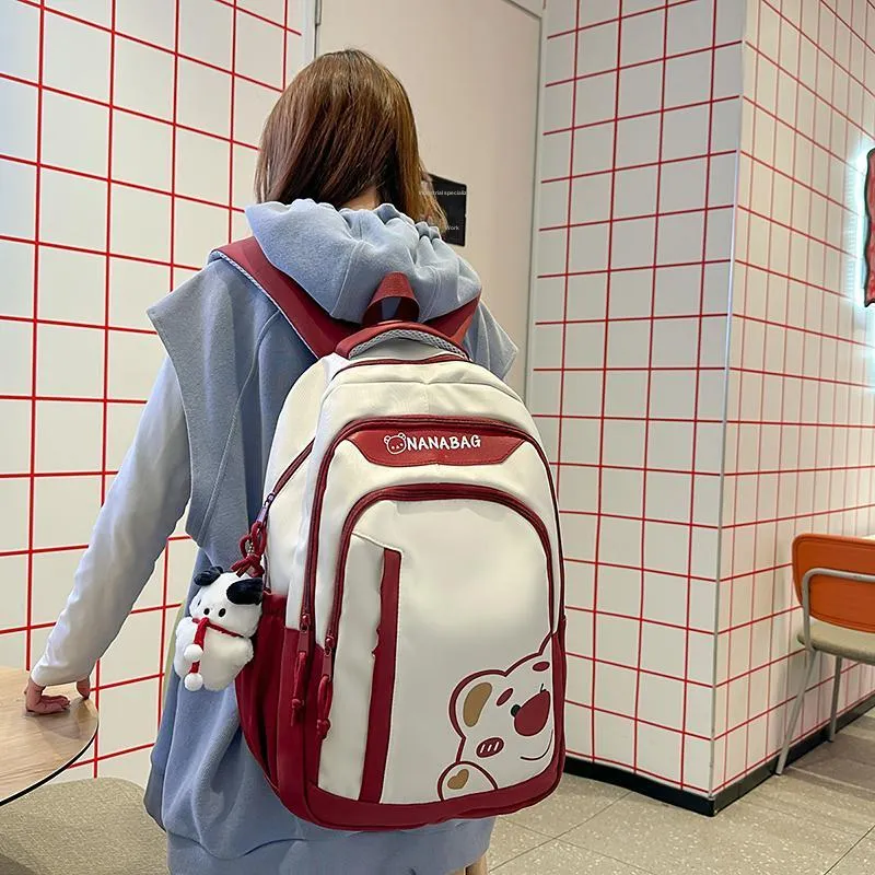 Vack Nylon Backpack Regular Unisex Multicolor-6