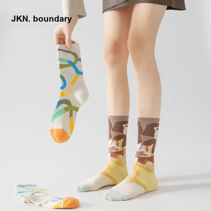 JKN Unisex Mid Calf Socks-8