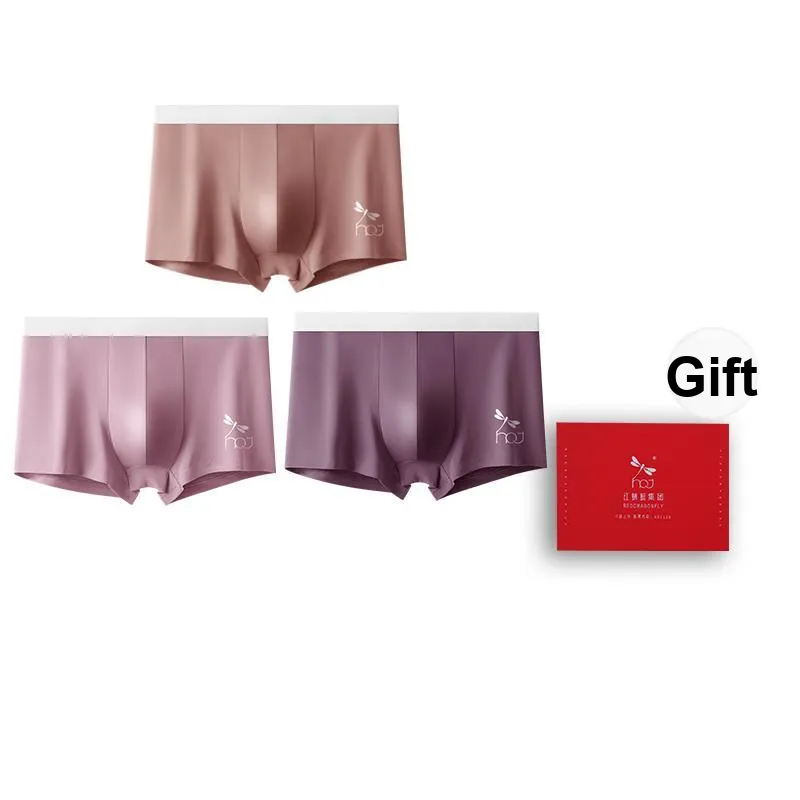 RED DRAGONFLY Cotton Panties Men's 3 Pack Gift Box Set